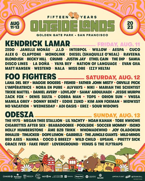 Outside Lands: Here’s our complete hour-by-hour guide to 2023 festival